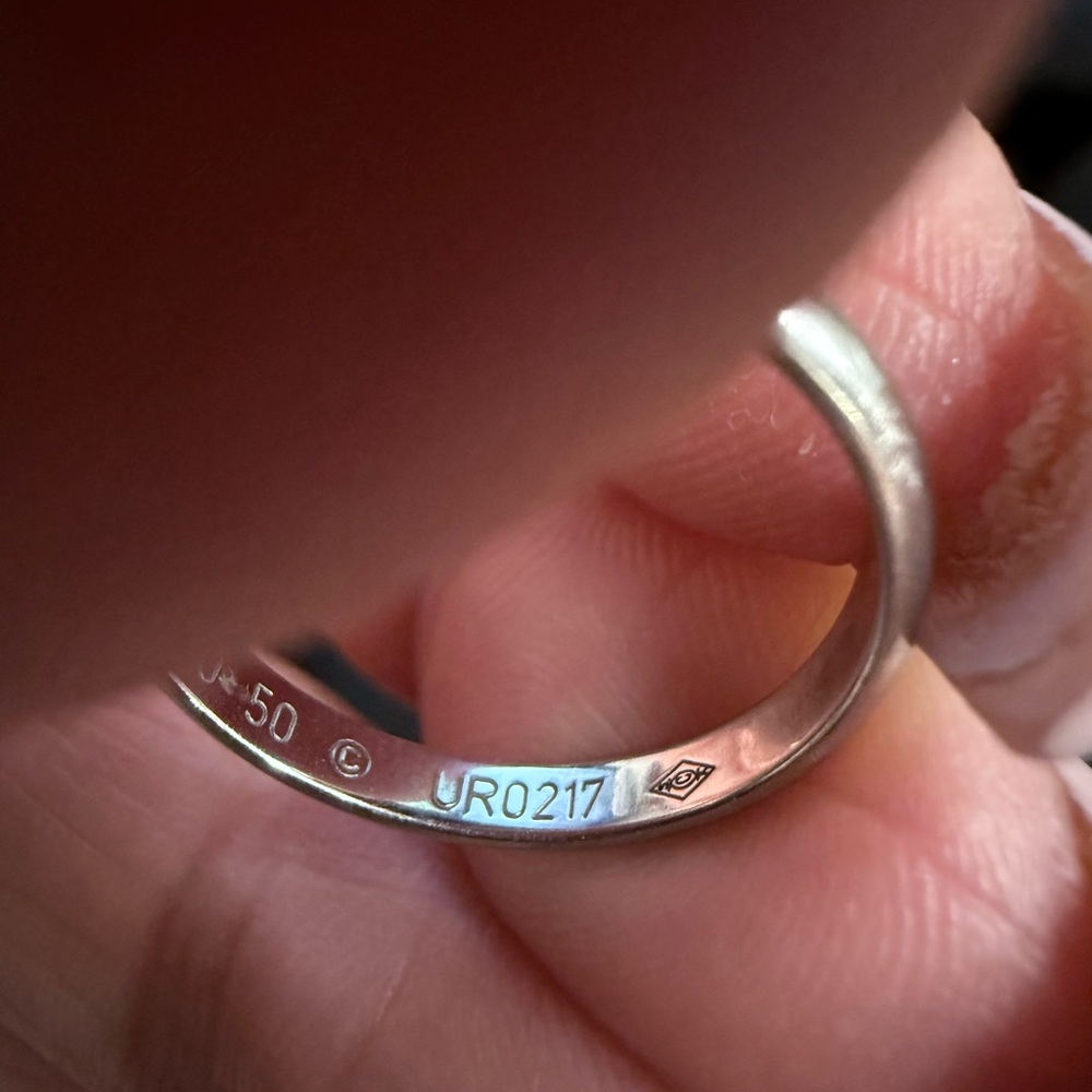 Cartier Platinum Ring size 5.25 - Picture 5 of 7